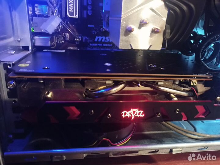 Видеокарта Red Devil RX 580 8GB Golden Sample