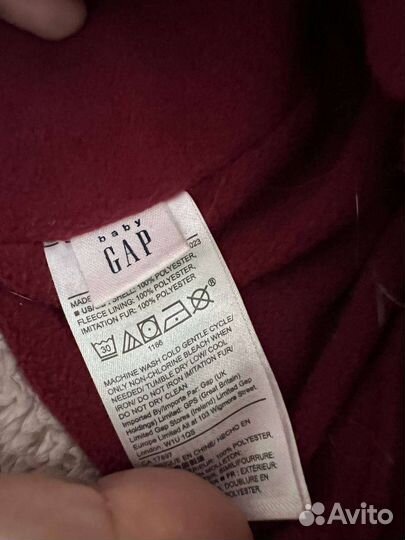 Комплект шапка и варежки Gap 2-3 года