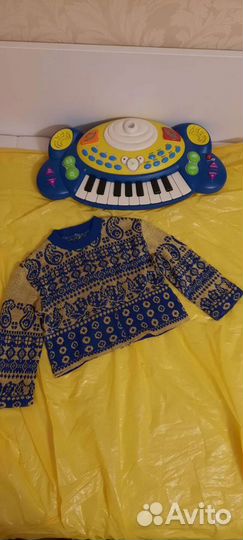 Детский вязаный свитер кофта СССР