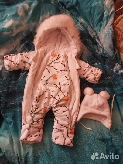 Зимний комбинезон для девочки