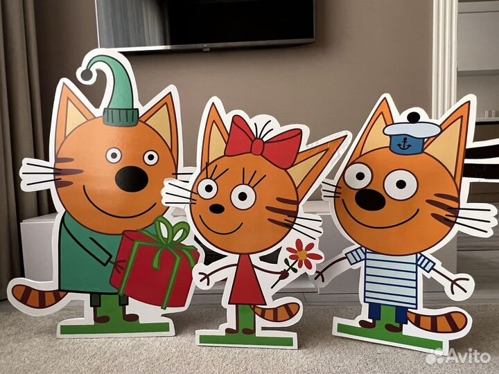 Фотозона 3 кота