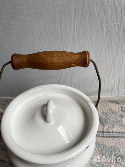 Бидон красивый эмалированный СССР 3 л