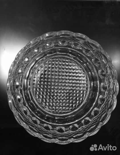 Салатник хрустальный большой