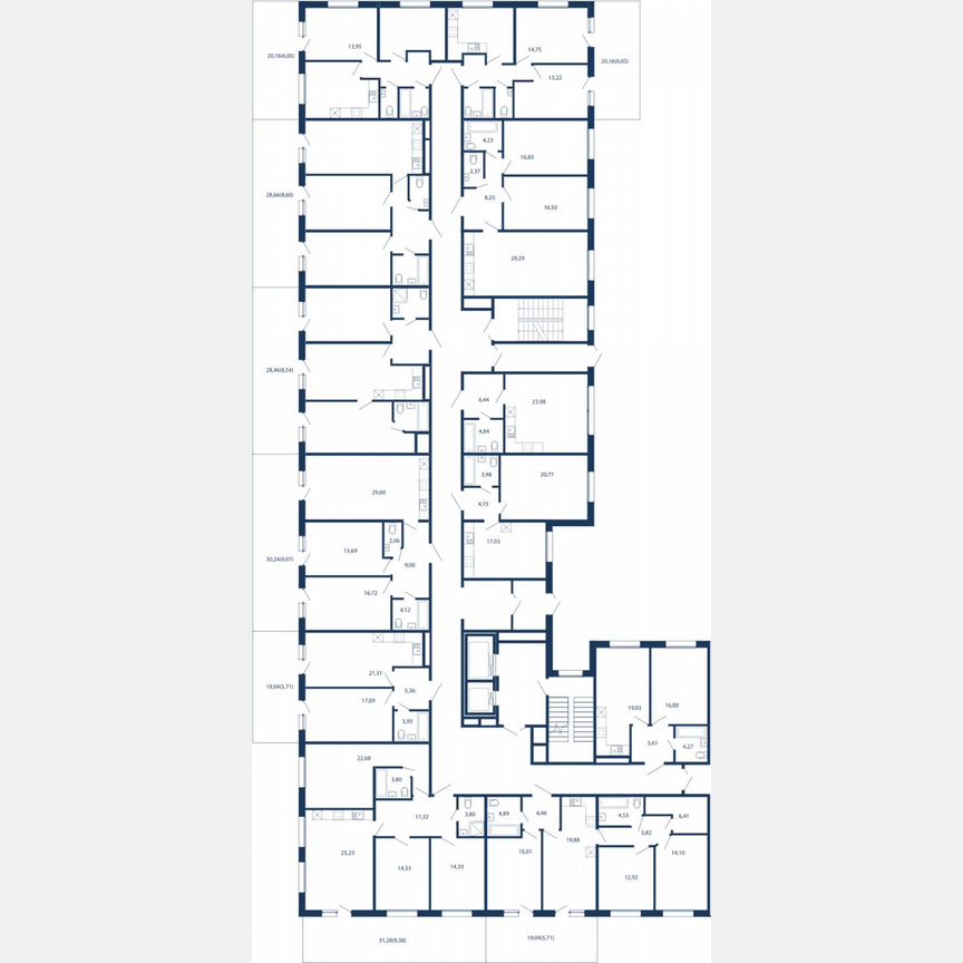 3-к. апартаменты, 79,3 м², 1/5 эт.