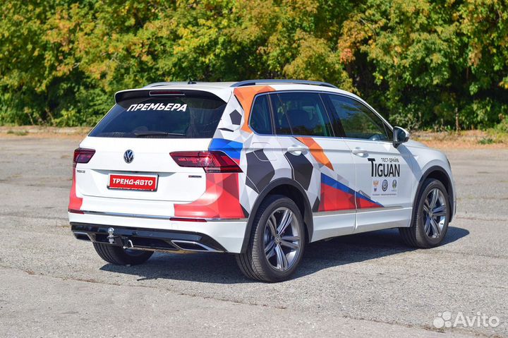 Фаркоп для Volkswagen Tiguan, съемный квадрат