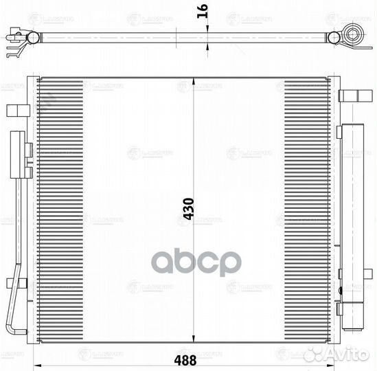 Конденсер hyundai tucson (20) /KIA sportage (21