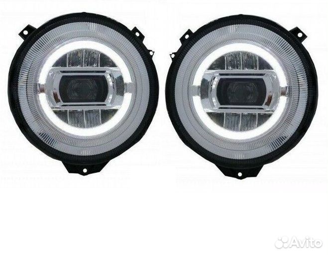 Фары на Mercedes W463 гелендваген в стиле 2019 г