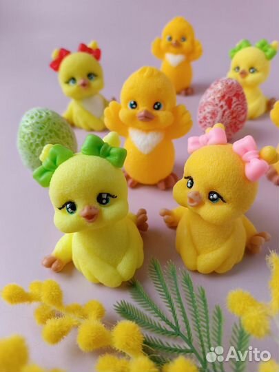 Мыло ручной работы на пасху, цыплёнок