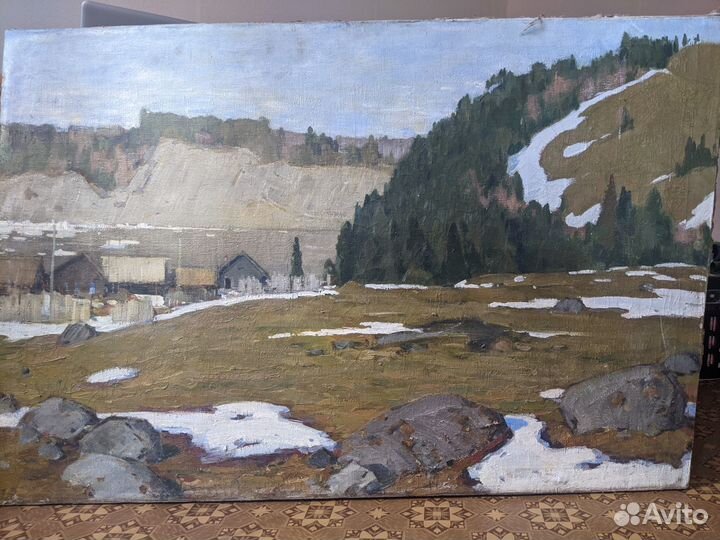 Картина А.И Репина Уральский пейзаж