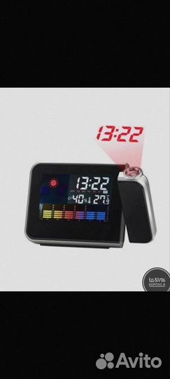 Часы метеостанция