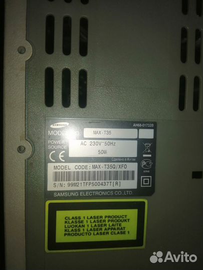 Музыкальный центр samsung max т35
