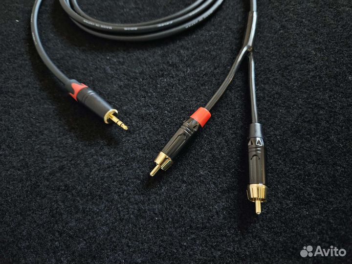 Кабель mini jack - 2RCA