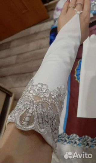 Перчатки свадебные