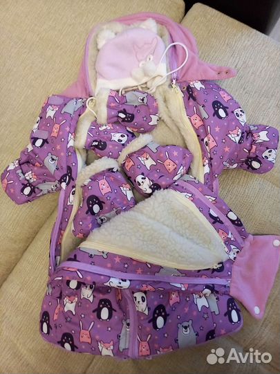 Комбинезон трансформер для девочки