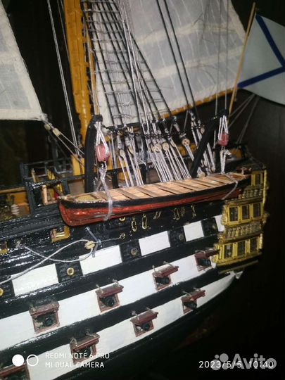 Сборная модель корабля из дерева