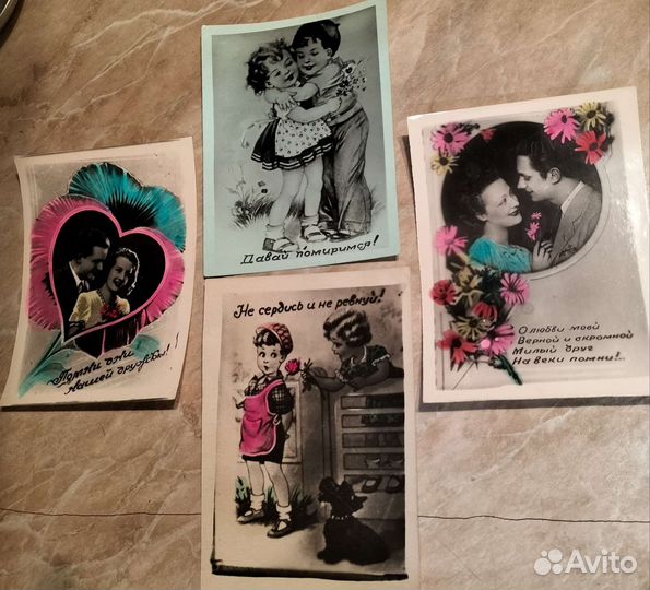 Винтажные наборы фото открыток