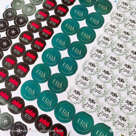 Наклейки на заказ. Печать наклеек