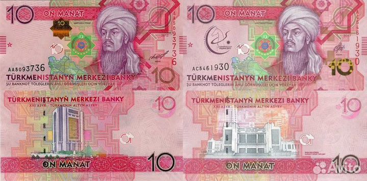 Банкноты Туркменистана