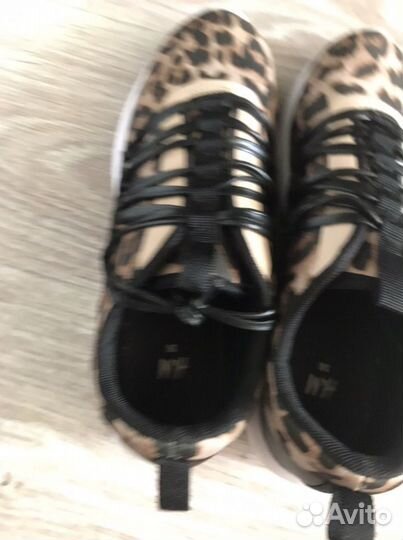 Кроссовки леопардовые h&m