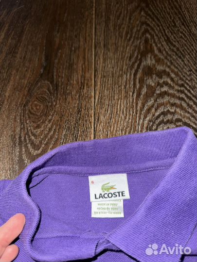 Поло lacoste