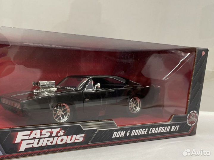 Jada 1:24 Форсаж / Fast and furious /Dodge charger