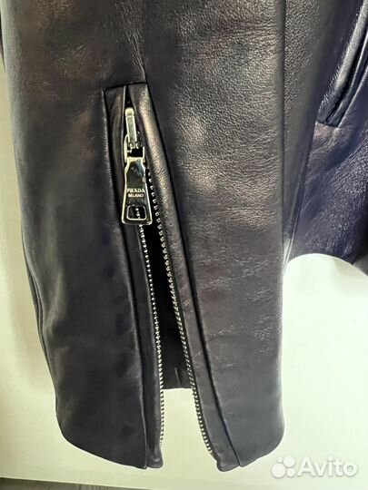 Куртка кожаная prada оригинал
