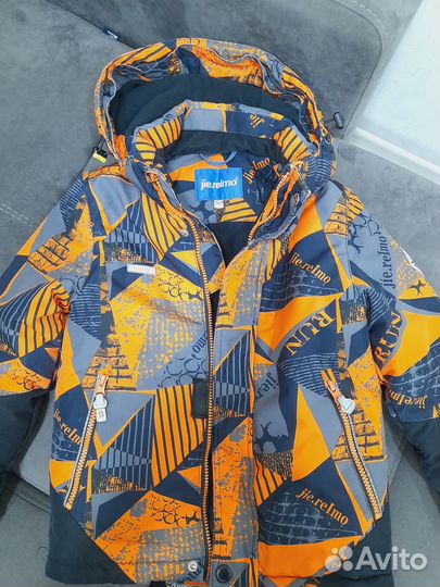 Зимний костюм для мальчика 116 см