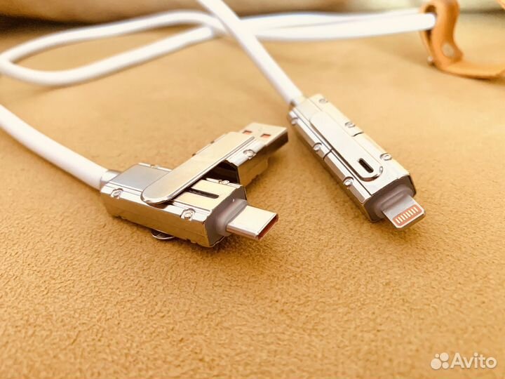 Кабель Lightning USB-C 4 в 1