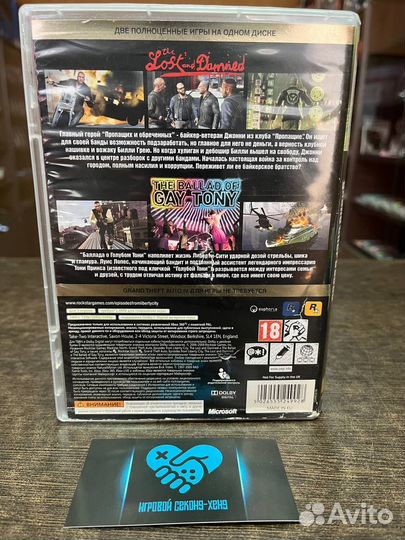 GTA 4 Episodes From Liberty City. Xbox360 Xbox 360