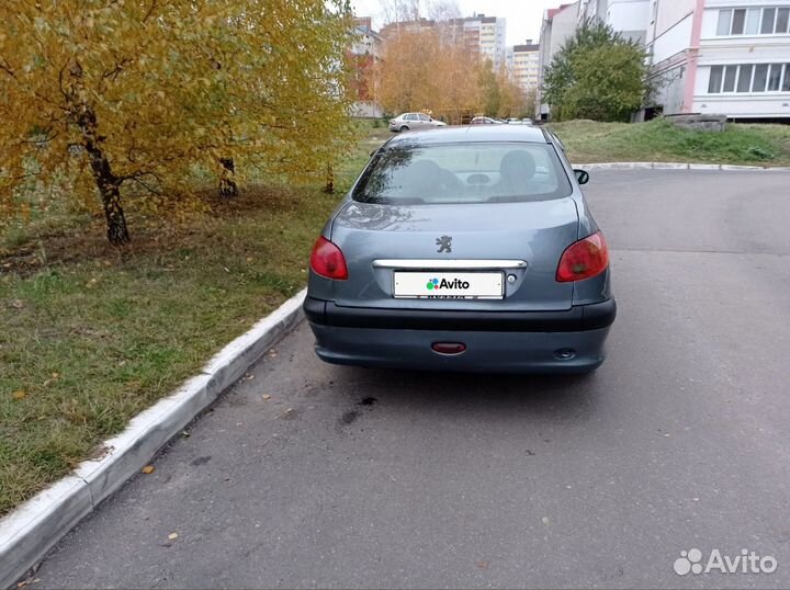 Peugeot 206 1.4 МТ, 2007, 195 153 км