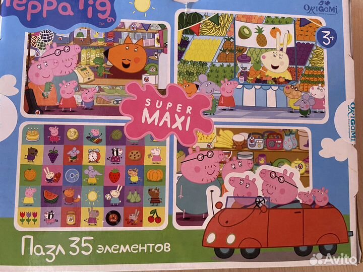 Игрушка Свинка пеппа пазл