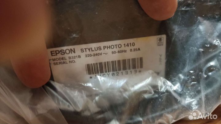 Цветной струйный принтер с снпч epson