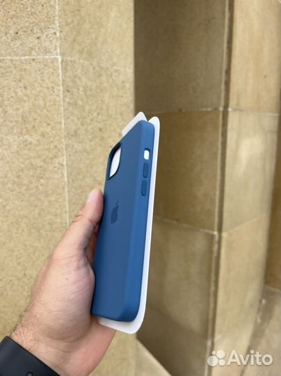 Apple silicone case iPhone 13 (blue)