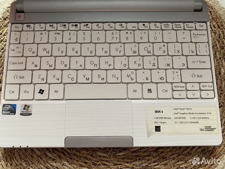 Нетбук packard bell dot s (ze6)