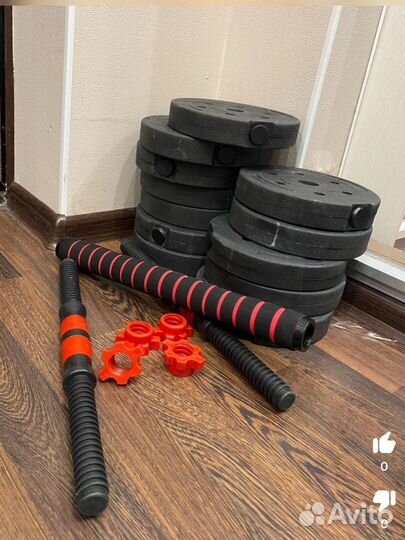 Гантели разборные