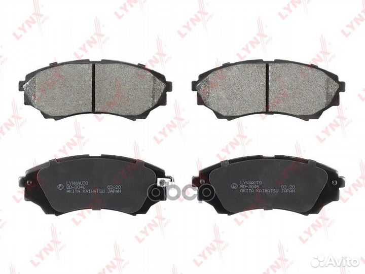 Колодки тормозные дисковые перед BD3046 LYN