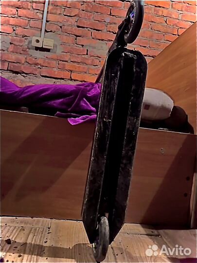 Трюковой самокат Vokul Saga черный-бензин 2023