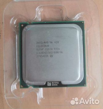Процессор intel 420 celeron 1.60ghz 512 775сокет