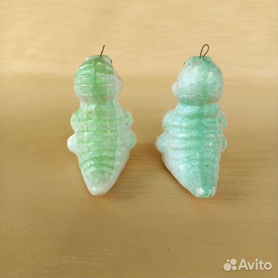 Ёлочная игрушка Крокодил, пенопласт