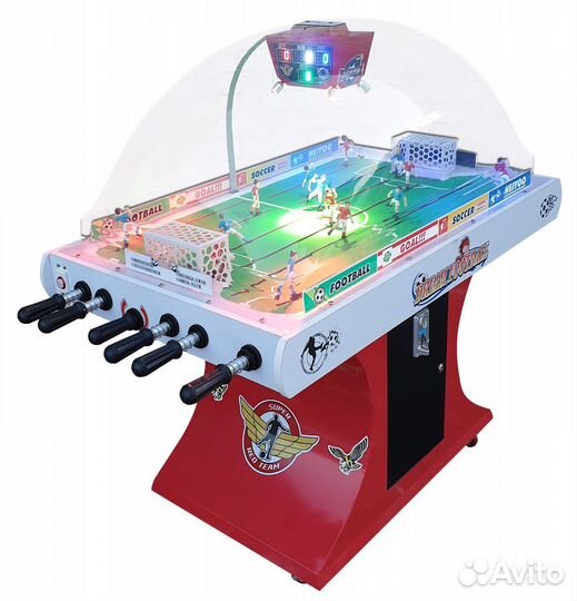 Настольный футбол. Игровой автомат футбол кикер
