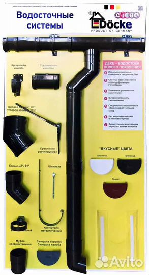 Желоб водосточный