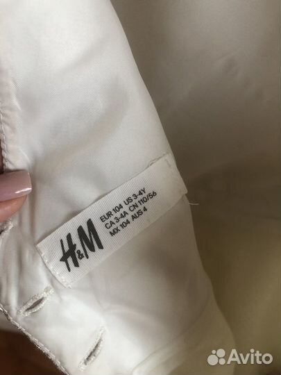 Платье для девочки hm 110