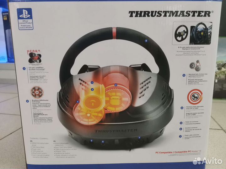 Игровой Руль Thrustmaster t300 Ferrari alcontara