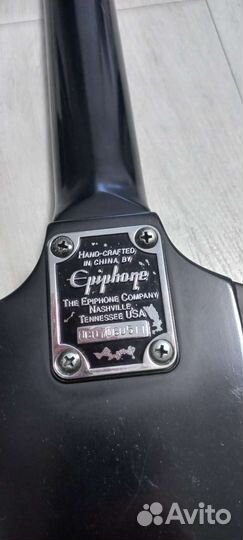 Бас гитара Epiphone Thunderbird IV Goth