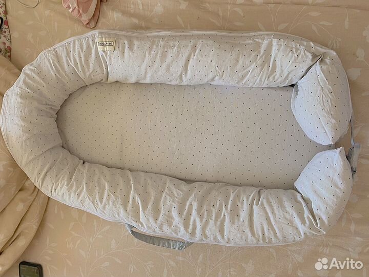 Подушка-позиционер кокон для новорожденных для сна