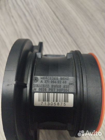 Датчик расхода воздуха, дмрв, Mercedes C 180
