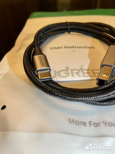 Ugreen Кабель USB-C в USB-B
