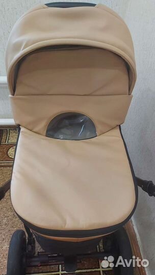 Коляска 2 в 1 эко кожа