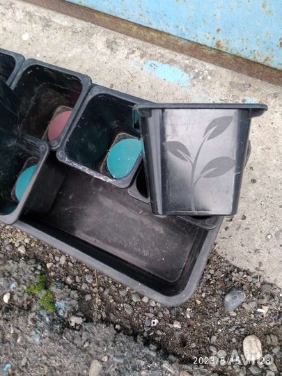 Набор ёмкостей с выдвижным дном для рассады