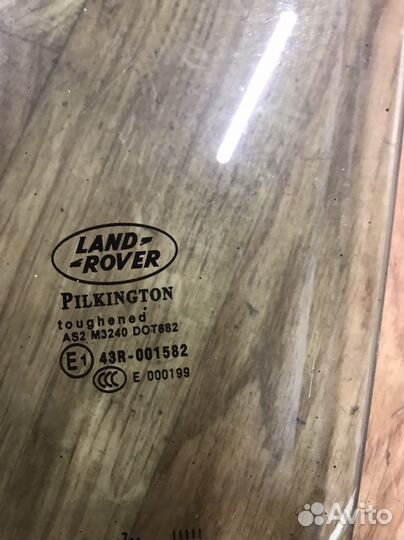 Стекло двери заднее левое Land Rover Freelander